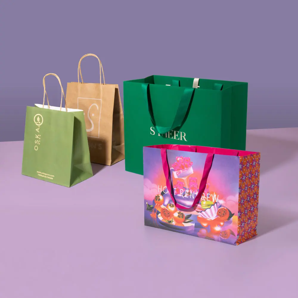 custom printed paper bags