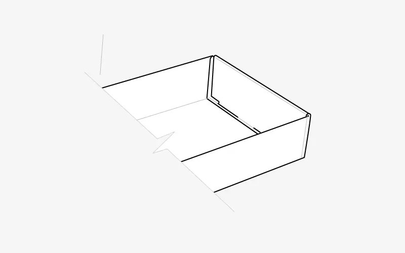 Full Flat Double Tray
