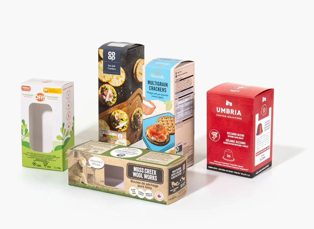 Order large QTY folding carton boxes